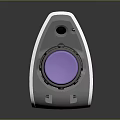 Modern Medical Injection Pen With White Body And Purple Component Design