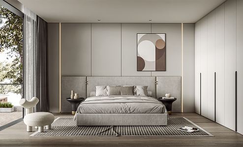 Modern Bedroom 3d model