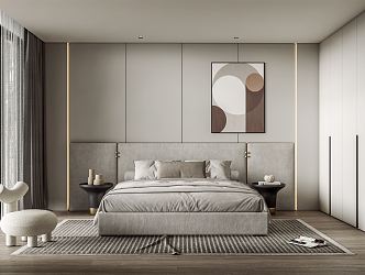 Modern Bedroom 3d model