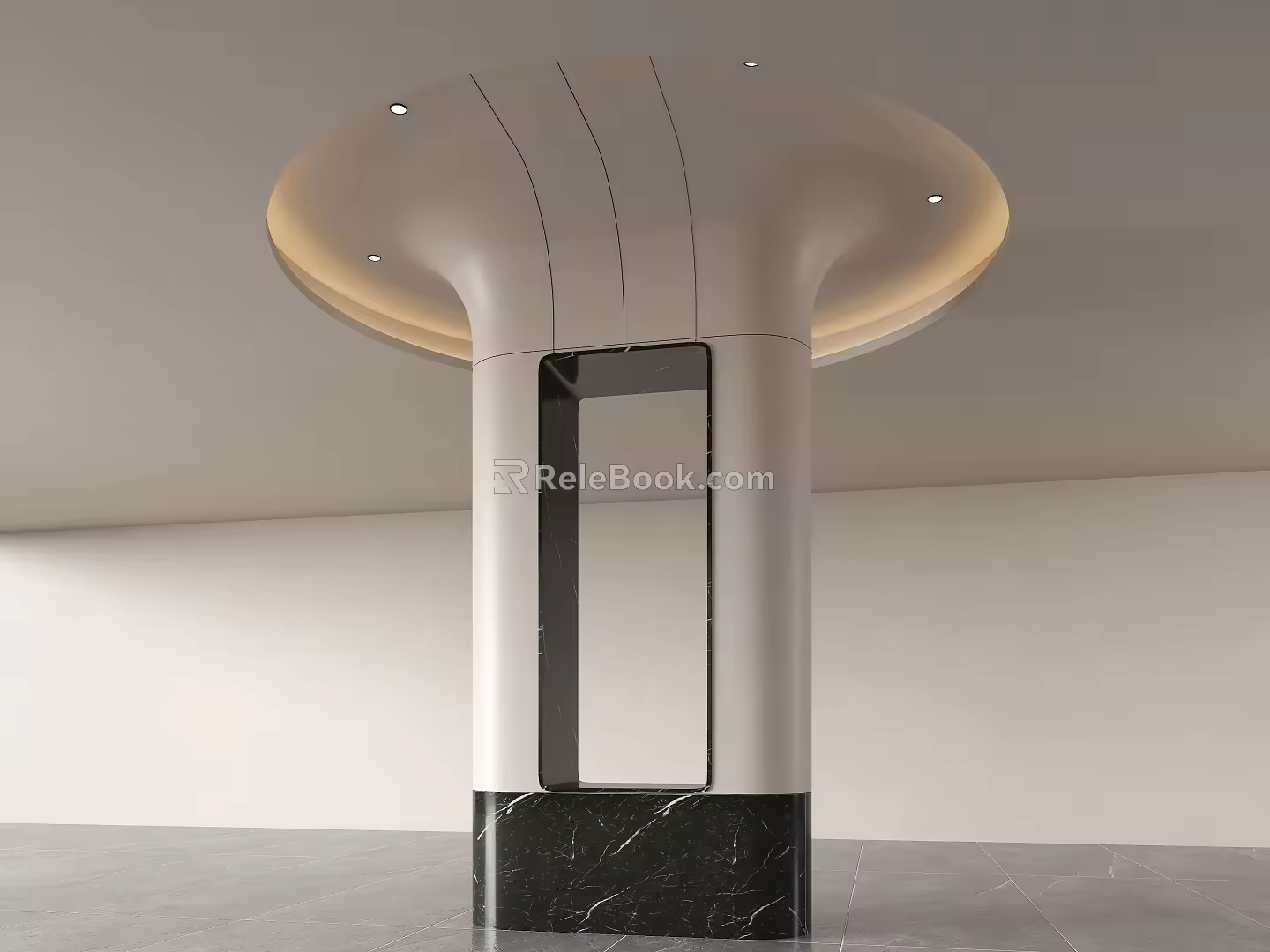 Modern Columns Special-shaped Columns Creative Columns Decorative Columns Styling Columns Hotel Lobby Columns 3d model