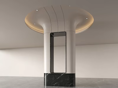 Modern Columns Special-shaped Columns Creative Columns Decorative Columns Styling Columns Hotel Lobby Columns 3d model
