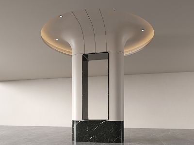 Modern Columns Special-shaped Columns Creative Columns Decorative Columns Styling Columns Hotel Lobby Columns 3d model