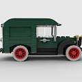 LEGO toy blocks vintage car vintage truck vintage car 3d model