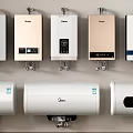 Display Of Various Types Of Water Heaters In Domestic Electric Appliances