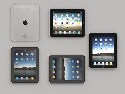 Tablet iPad 3d model