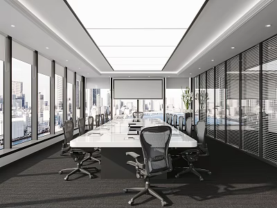Modern Conference Room 3d model