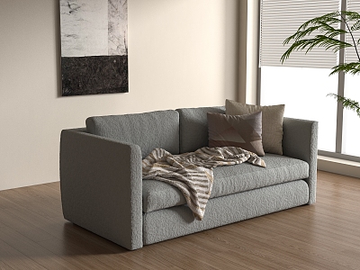 Modern sofa bed 3d model