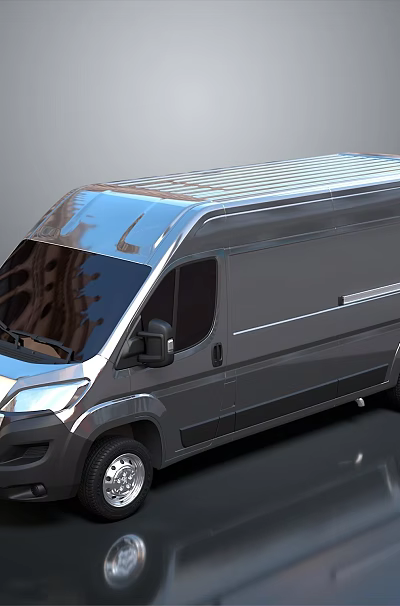 Modern Silver Bus With Shiny Exterior And Sleek Reflection Design 3d model Modern Silver Bus With Shiny Exterior And Sleek Reflection Design 3d model