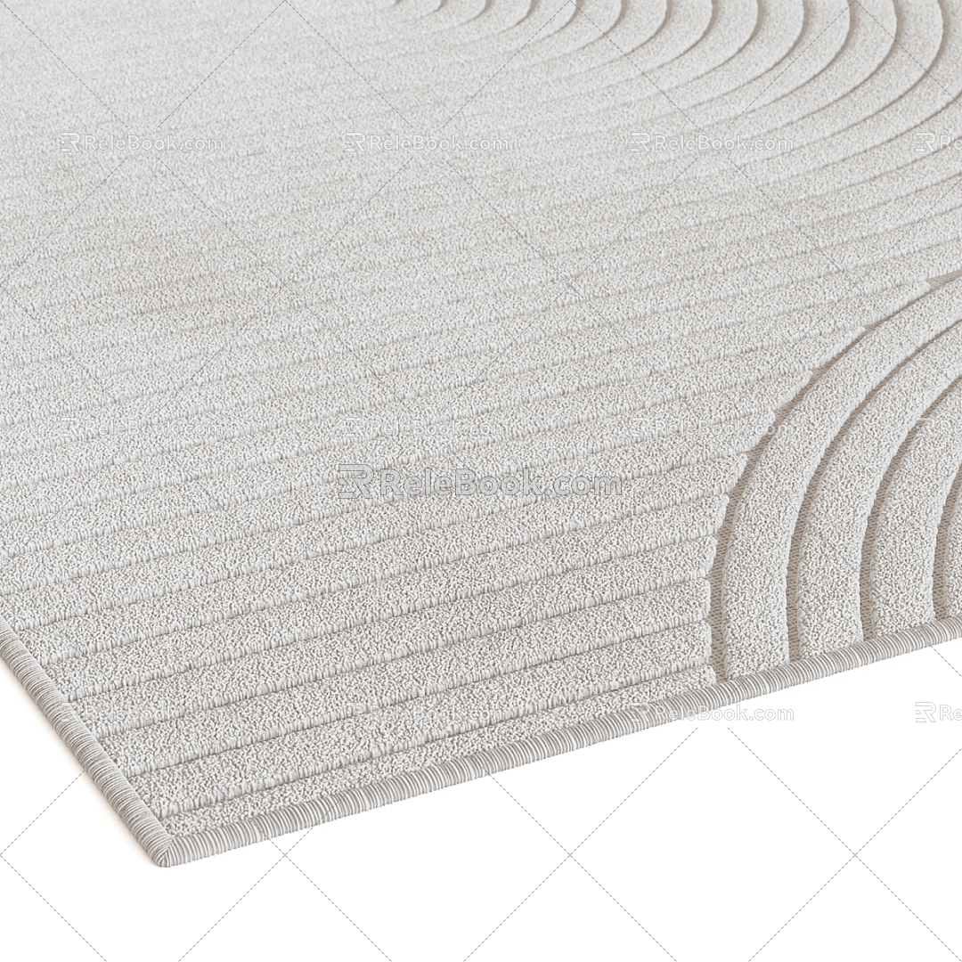 square carpet 3d model