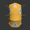 Yellow Camping Tent With White Panels And Modern Design For Outdoor Adventures