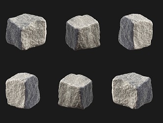 Stone Landscape Stone Granite Stone Small Stone 3d model