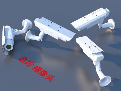 Surveillance camera probe 3d model