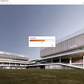 Sleek Modern Office Building Featuring Glass Curtain Wall Metal Framing and Green Lawn