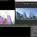 Aerial Planning of Modern High Rise Residential Area With Greenery Streets and Public Spaces