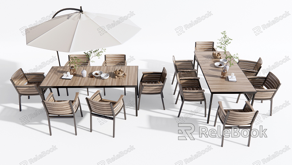 Modern Outdoor Table and Chair Outdoor Dining Table and Chair model