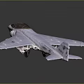 USAF Military Aircraft Model Featuring White Fuselage Transparent Cockpit And Wing Details