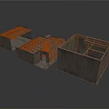 Grey Modular Industrial Style Buildings With Solar Panel Roofs And Box Shaped Structure
