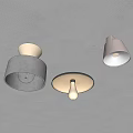 Modern Ceiling Lights With Various Styles And Materials For Home Lighting 3d model