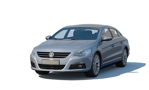 Coupe Volkswagen CC 2010 VW 3d model