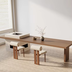 Modern table combination 3d model