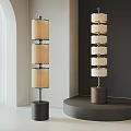 The ancient floor lamp 3d model