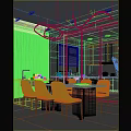Modern Luxury Restaurant Design With Elegant Marble Dining Table And Soft Comfortable Beige Upholstered Chairs