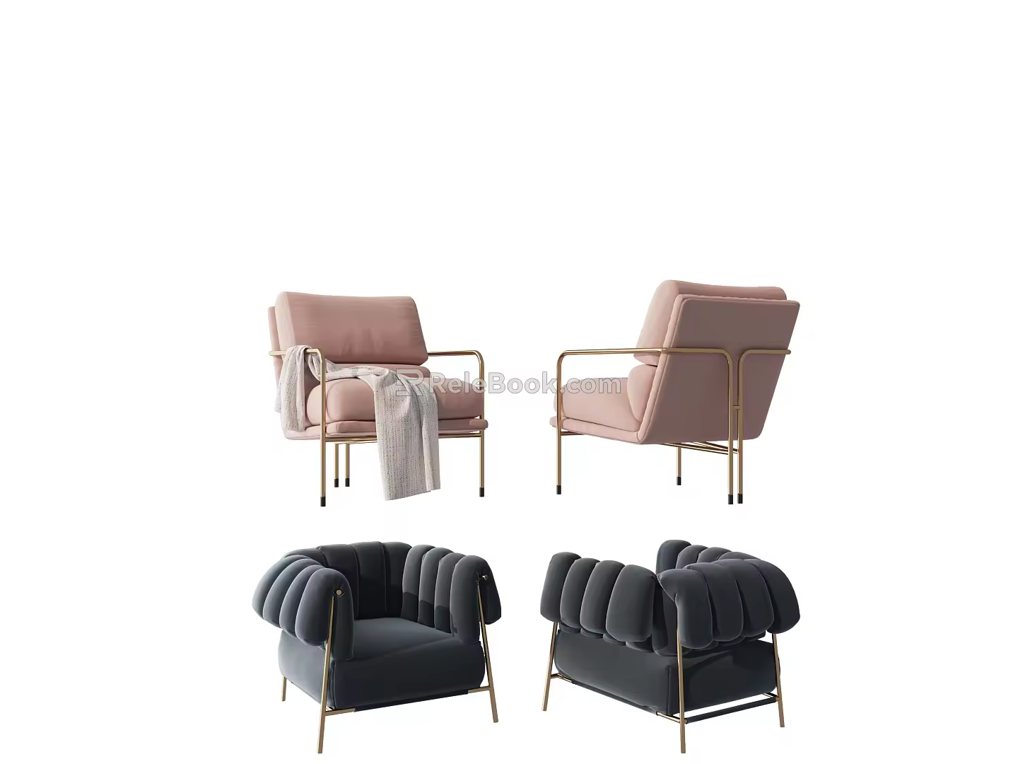 Modern Sofa Chair Sofa Combination Sofa 3d model