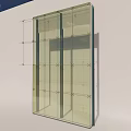 Modern Building Facade Design With Glass Curtain Wall And Transparent Panels