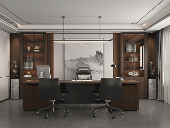 New General Manager Office 3d model