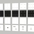 Modern Switch Socket Switch Socket 3d model