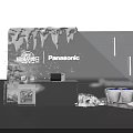 Panasonic Home Appliances Display Scene With Decorative Trees Snowflakes And Lighting