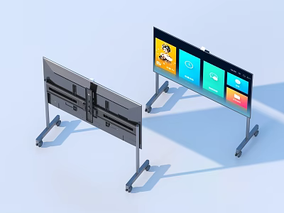 Bracket TV projector 3d model