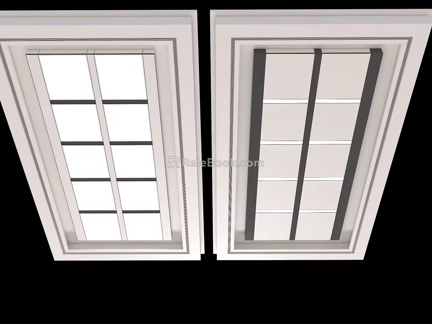 Modern Ceiling Simple Ceiling Meeting Room Ceiling Public Space Ceiling Office Space Ceiling Office Hall Ceiling Light Membrane Ceiling 3d model