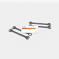 Sturdy Metal Hardware Tools Wrenches With Double Ended Design For Home Repair