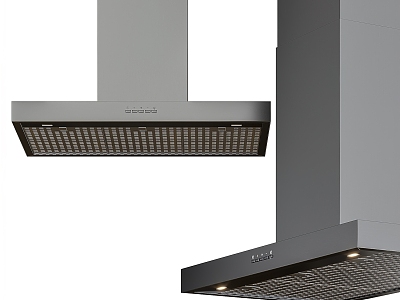 Modern range hood 3d model