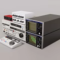 Advanced Industrial Testing Equipment With Control Panels Knobs Buttons And Digital Display Screens