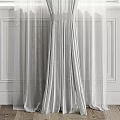 Elegant Layered Beige Curtains With Sheer White Panels For Window Decor