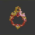 Ornate Golden Decorative Daily Use Item With Intricate Patterns And Shiny Surface