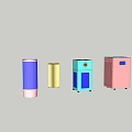 Air disinfection machine combination 3d model