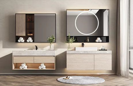 Modern bathroom cabinet 3d model