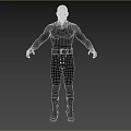 Shirtless Man With Tattoos Wrist Wraps Wearing Dark Tight Pants White Patterns And White Boots