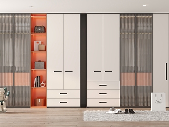 Modern wardrobe 3d model