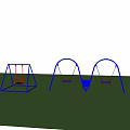 Garden Ornaments Featuring Swings Climbing Frame And Outdoor Play Elements