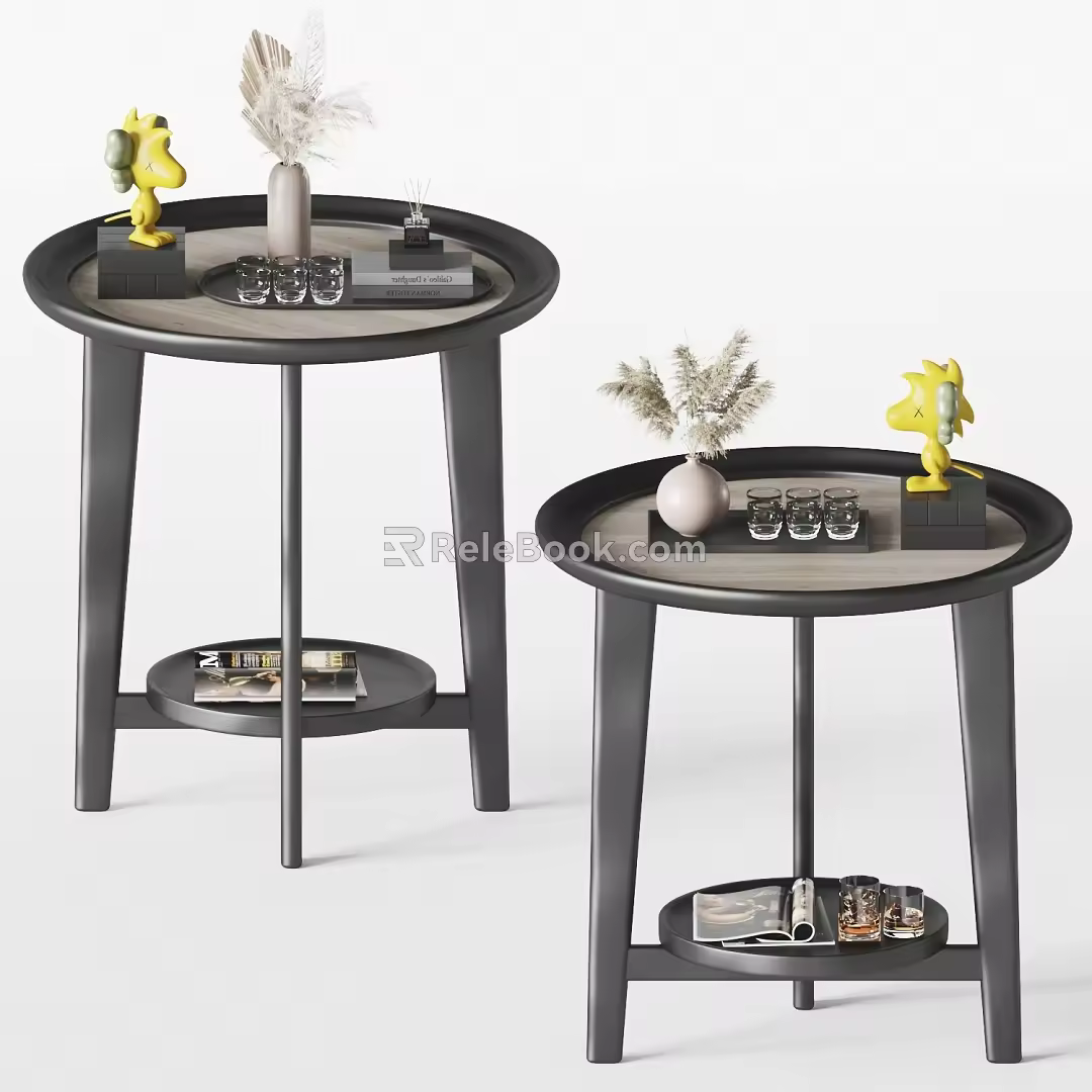 Modern round several sides several 3d model