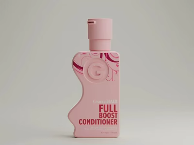 Goldwell Full Boost Conditioner in Pink Bottle for Daily Hair Care Needs 3d model