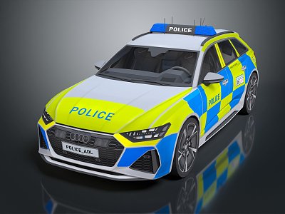 Modern Police Car Police Car Police Car Police Car Special Vehicle City Car 3d model