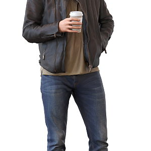 Modern Men Casual Men 3d model