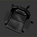 Ergonomic Black Gray Gaming Chair With High Back And Adjustable Armrests