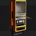 Modern Cassette Recorder Modern Realistic Cassette Recorder Machine Electrical Equipment 3d model