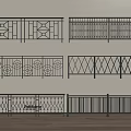 Different Styles Of Wrought Iron Railings With Intricate Patterns And Designs
